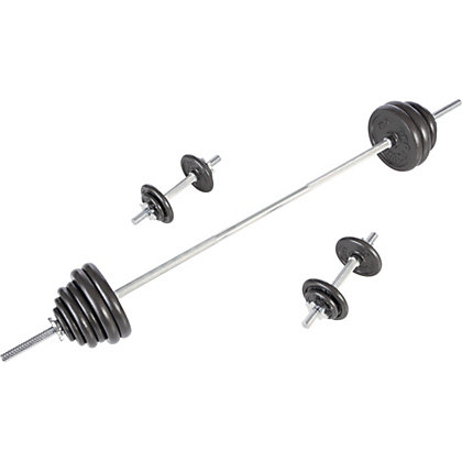 Stieņu un svaru komplekts 100kg
